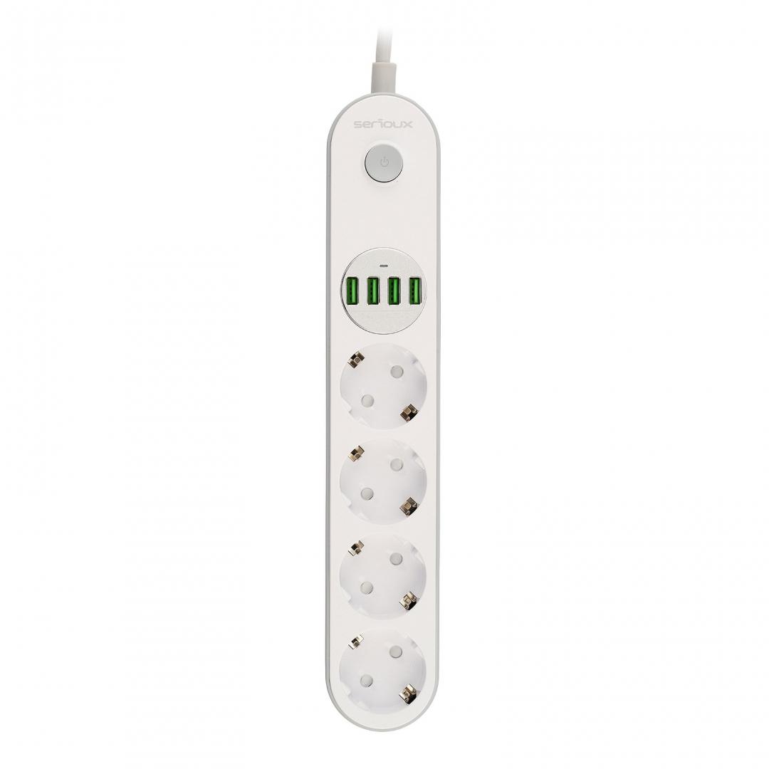 Prelungitor cu protectie Serioux