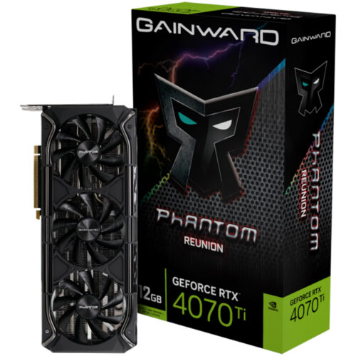 Placa video Gainward GeForce RTX 4070 Ti Phantom Reunion, 12GB GDDR6X, 1 HDMI, 3 DisplayPort, PCI-E 4.0 x16, 471056224-3543