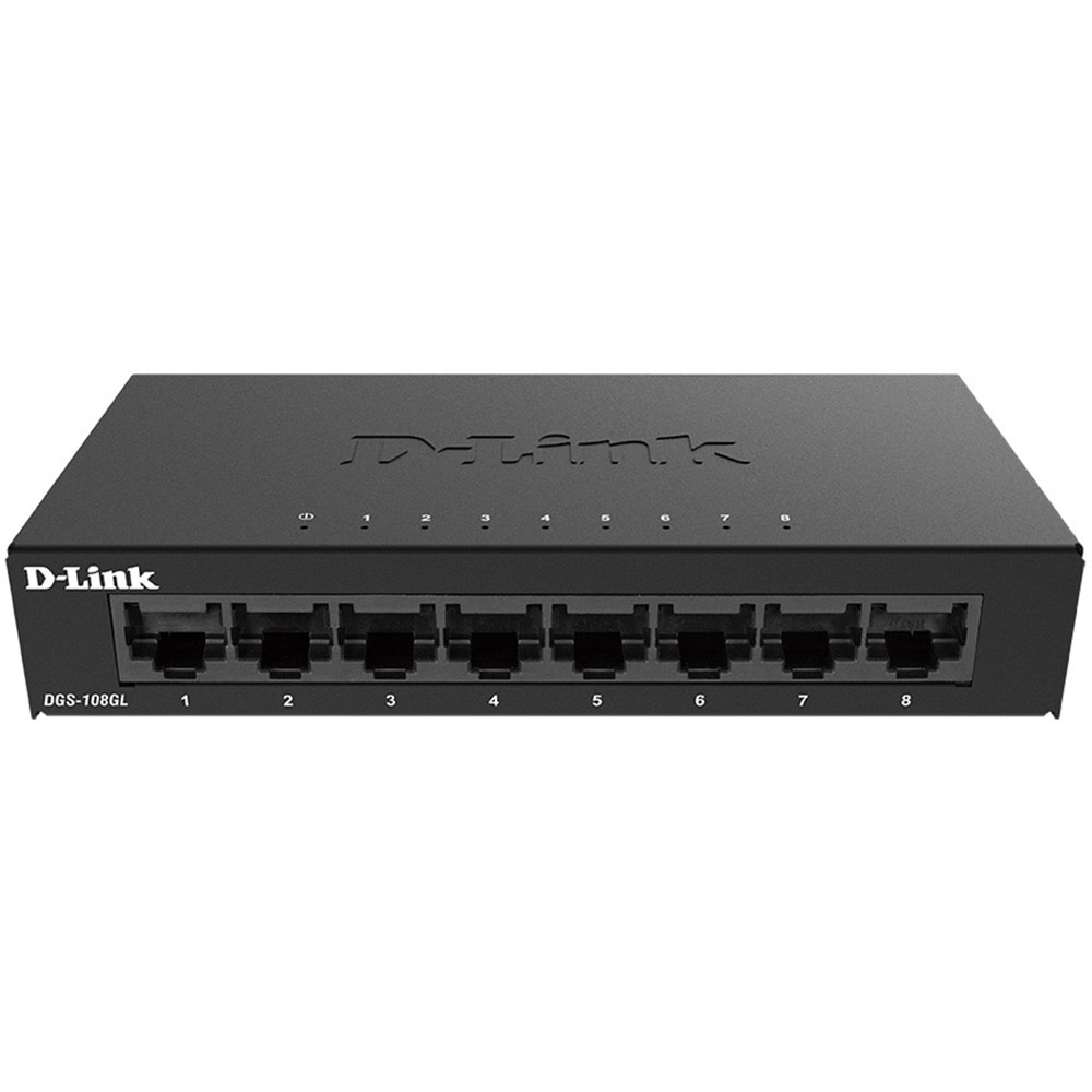 Switch D-Link DGS-108GL, 8-Port Gigabit