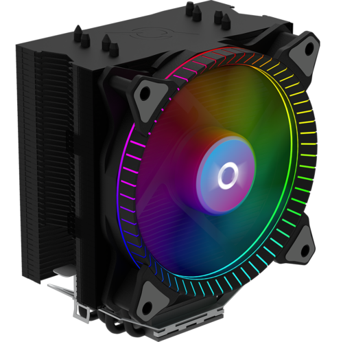 CPU Cooler URANUS LS Black ARGB PWM  TECHNICAL DATA Socket Compatibility: Intel: LGA 115x/ 1200/ 1700; AMD: AM4 TDP: up to 200W Heatsink Installation: without Backplate Heatsink Dimensions: 155 x 125 x 81 mm (with fan) Heatsink Material: Aluminum Heat Pipes: 4x