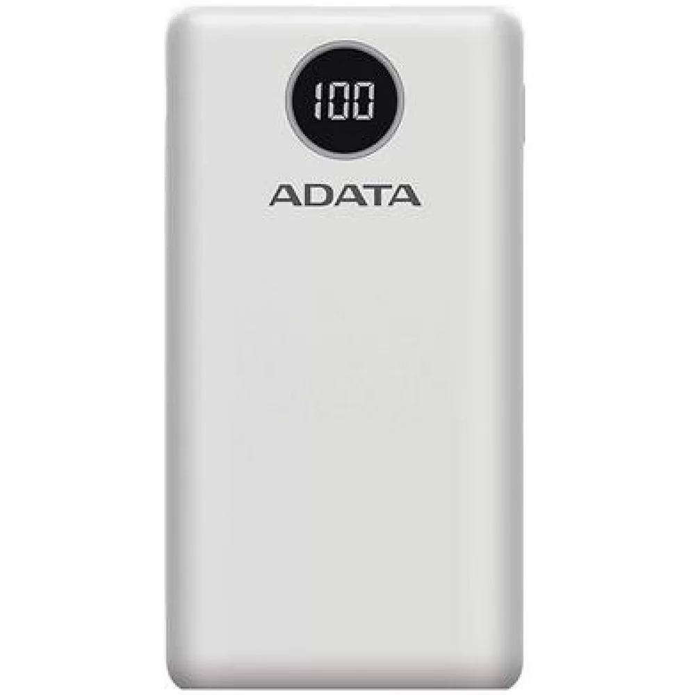 Baterie portabila Adata AP20000, 20000mAh, 2x USB, 1x USB-C,Power Delivery, Quick Charge, Alb, AP20000QCD-DGT-CWH