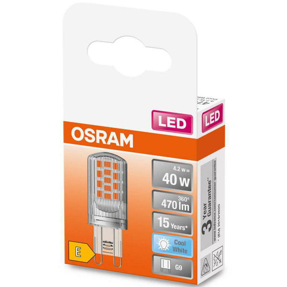 Bec LED Osram PIN, G9, 4.2W, 470 lm, lumina neutra