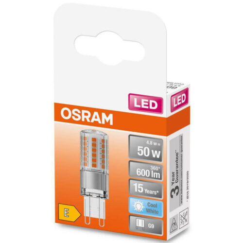 Bec LED Osram PIN, G9, 4.8W, 600 lm, lumina neutra