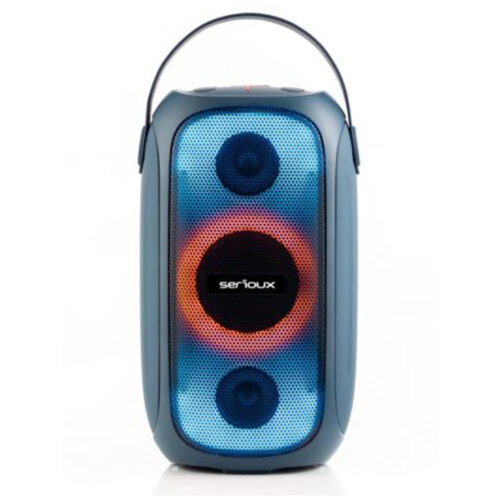 Boxa portabila Serioux PartyBoom SRXS-PB55, 55W, Bluetooth, Rezistent la apa, Iluminare RGB