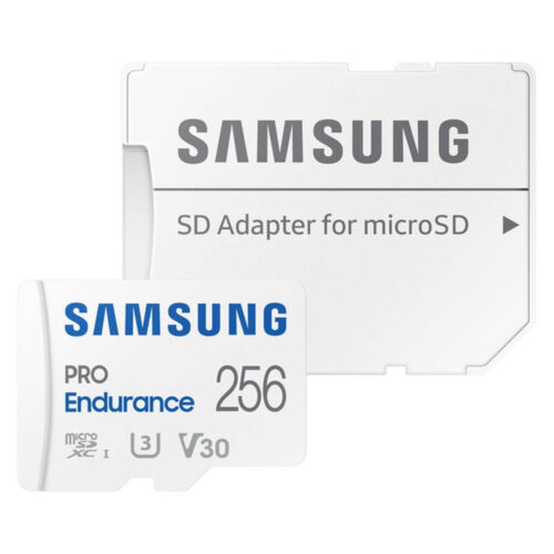 Micro Secure Digital Card Samsung,PRO Endurance, 256GB, MB-MJ128KA/EU, Clasa 10, cu adaptor