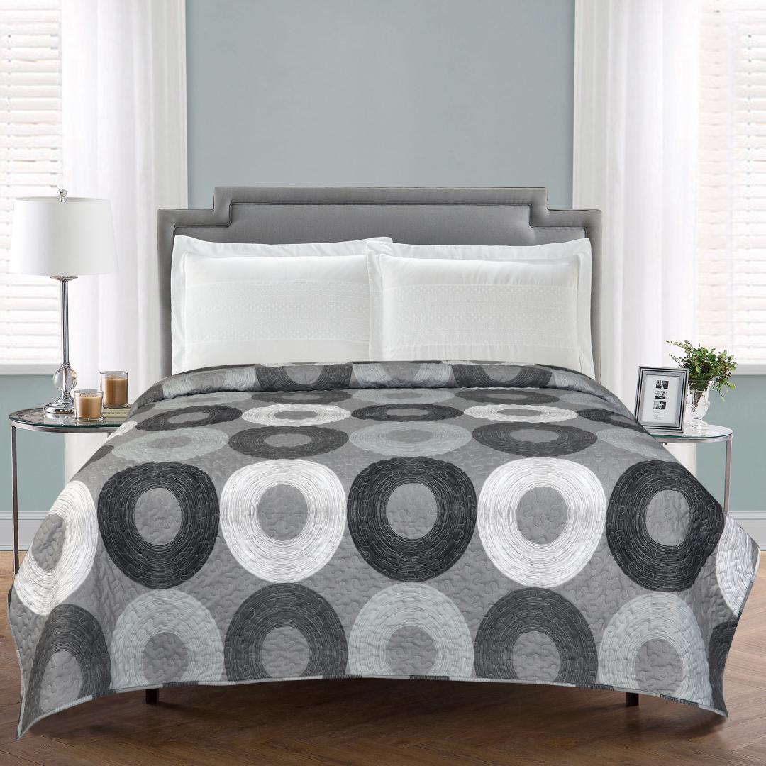 "Cuvertura matlasata king size 200x220 cm Circle