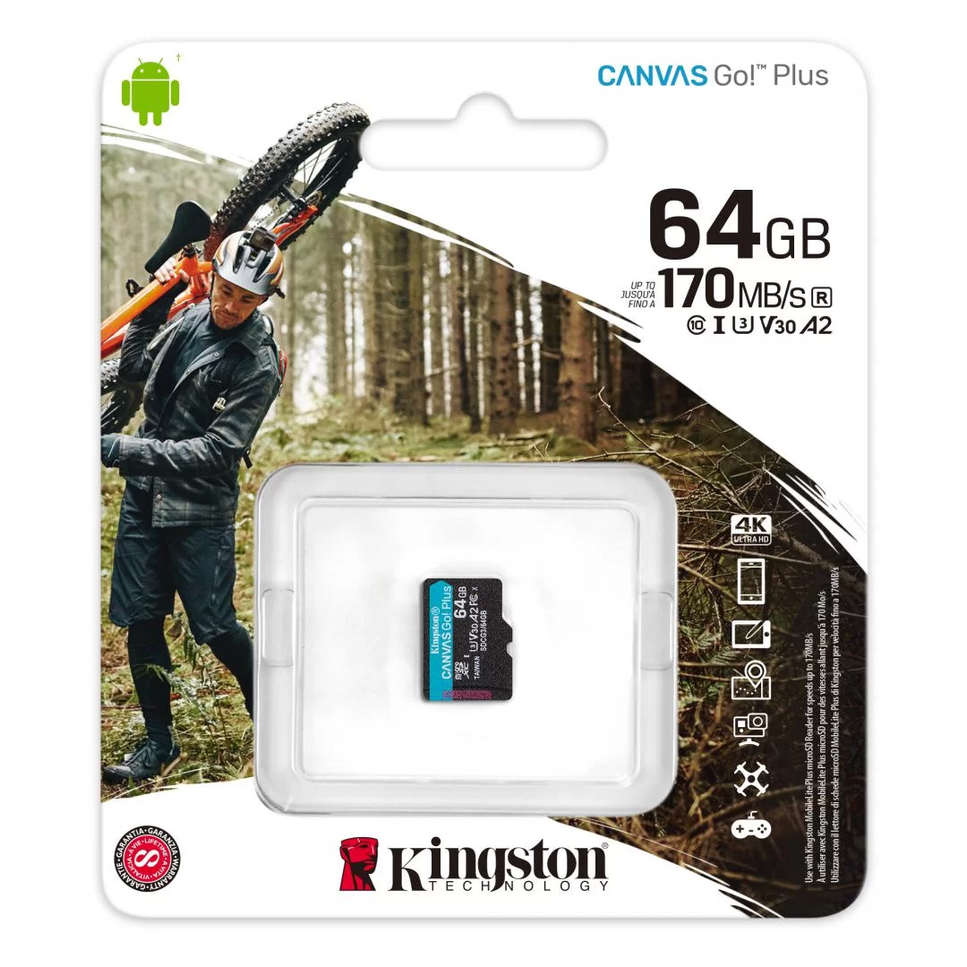 Card de Memorie SD Card Kingston Canvas GO Plus