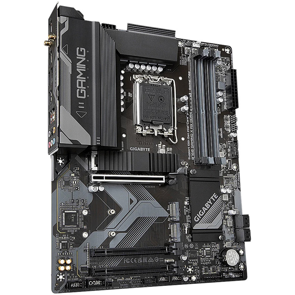 Placa de baza Gigabyte B760 Gaming X AX, Socket 1700, DDR5, HDMI, PCIe, SATA 6Gb/s, WIFI, ATX