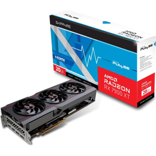 Placa video Sapphire PULSE AMD Radeon RX7900XT 20GB, GDDR6, 320BIT, PCIe 4.0 x16, HDMI, DisplayPort, 11323-02-20G