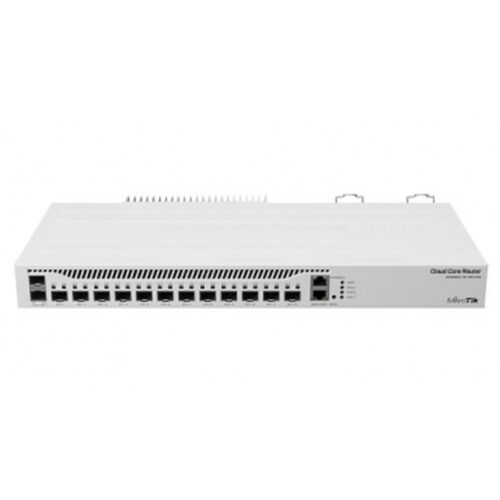 Router de retea MikroTik Cloud Core 12 10G SFP+, 2 25G SFP28, RouterOS L6, CCR2004-1G-12S+2XS