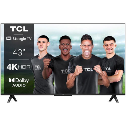 Televizor TCL LED 43P635, 43 inch, Smart Google TV, 4K, Ultra HD, Wi-Fi, Bluetooth, USB, HDMI