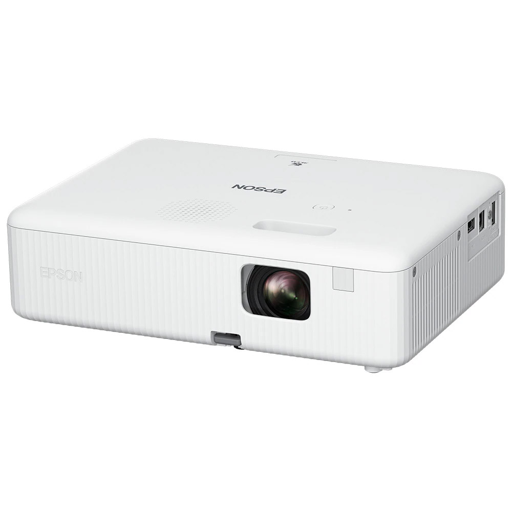 Videoproiector Epson CO-FH01, 3.000 lm, FHD, dimensiune imagine 391 inch, HDMI, USB-A 2.0, USB-B 2.0, Boxa 5W, Alb, V11HA84040