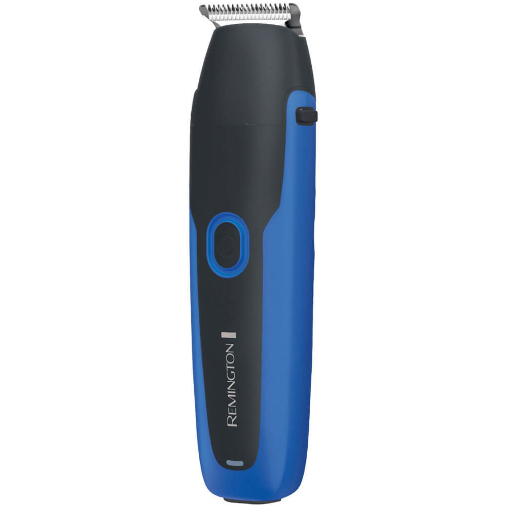 Aparat de tuns Remington WeTech BHT6256, Acumulator, Rezistent la apa, 2 capete, Albastru