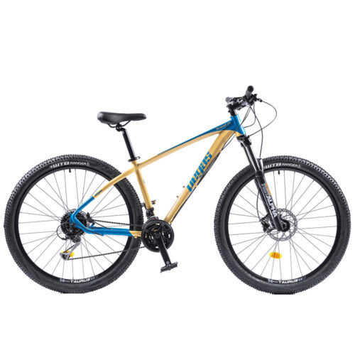 Bicicleta MTB Pegas Drumet M, 29 inch, Galben Albastru, DRUMETM9S292NSP