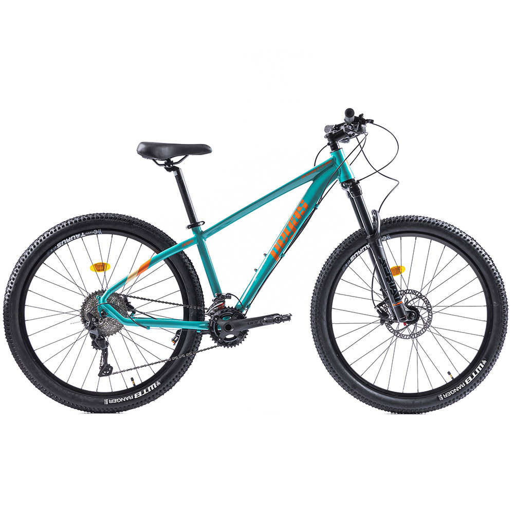 Bicicleta MTB Pegas Drumet Pro Xs, 27.5 inch, Turcoaz Gri Negru, DRUMETPXS10S1TGN