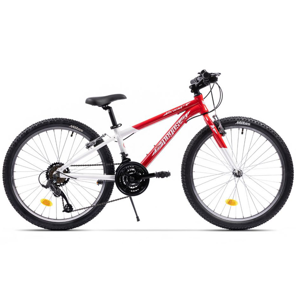 Bicicleta Pegas Drumet, 24 inch, Rosu si Alb, DRUMET241RA