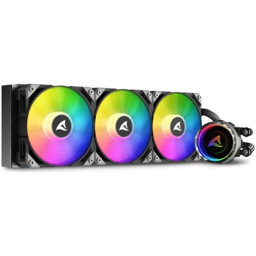 Cooler CPU Sharkoon S90 RGB AIO, Racire cu apa, Negru