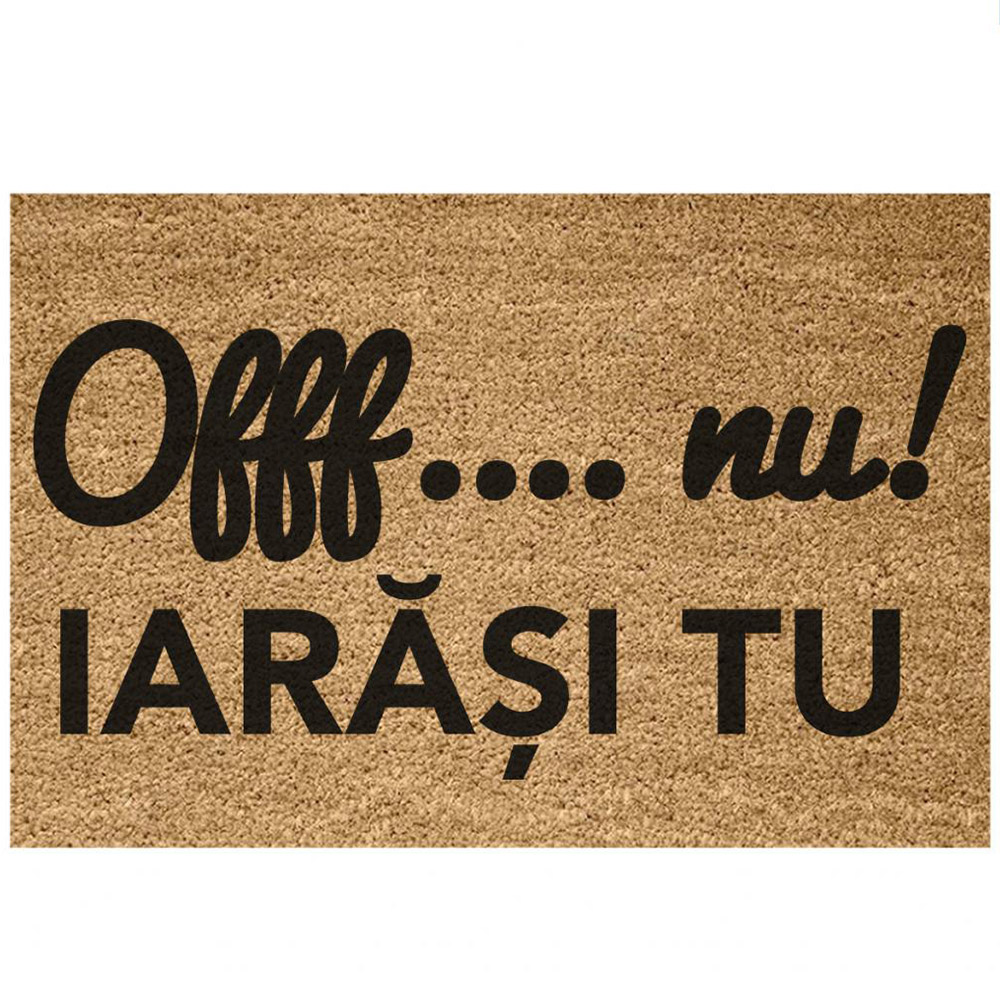 Covoras intrare Heinner, 60cm x 40cm, Offf, HR-MTC-FAMOFFF