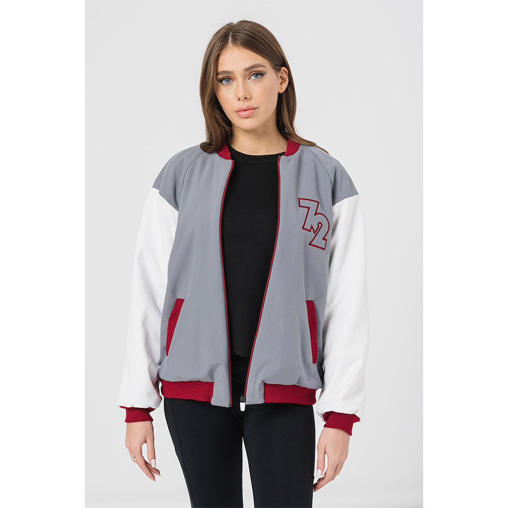 Jacheta bomber Pegas, maneci raglan, Gri Grena, Marimea S, JPG23JBOMW-GG_S