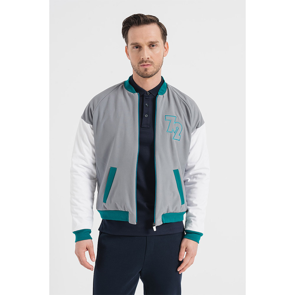 Jacheta bomber Pegas, maneci raglan, Gri petrol, Marimea S, JPG23JBOMB-GP_S