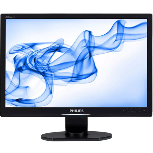 Monitor LCD Philips Brilliance 240S1SB/00, 24 inch Full HD, Grad B, VGA, DVI, VESA, Negru - Second hand