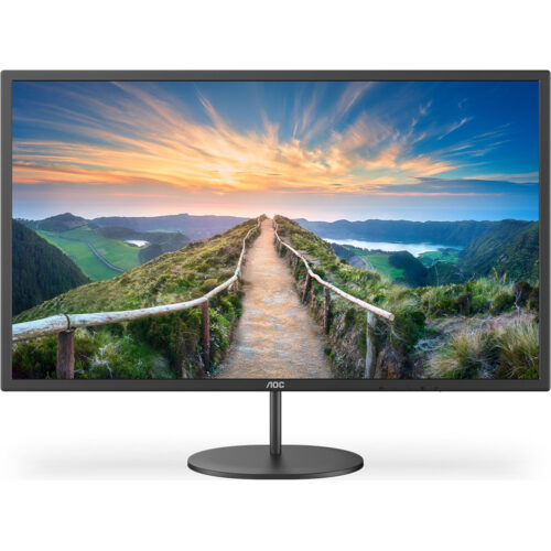 Monitor LED IPS AOC 31.5inch, WQHD, 4ms, Adaptive Sync, Speakers, DisplayPort, HDMI, Vesa, Negru, Q32V4
