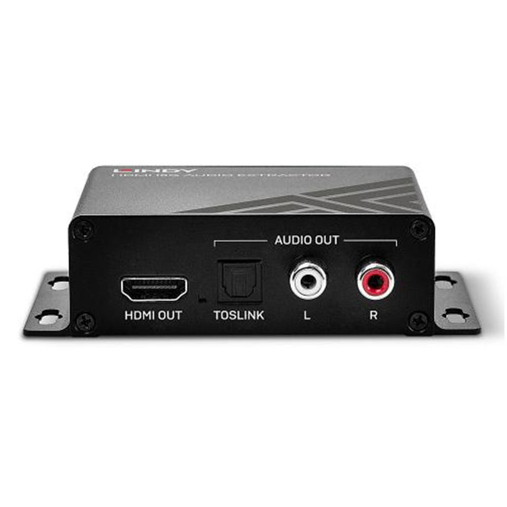 Adaptor Lindy LY-38361, HDMI 4K60 Audio Extractor, SPDIF, Negru