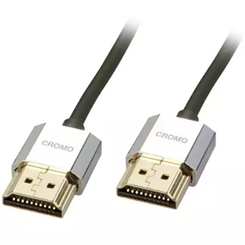 Cablu Lindy Slim, 3m, HDMI, Cromo, LY-41671