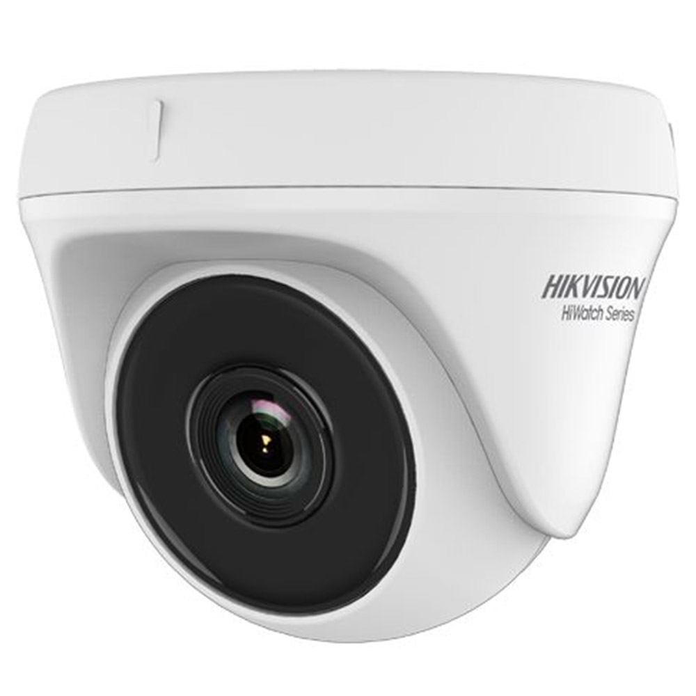 Camera de supraveghere Hikvision Turret HWT-T150-P-28, 5 MP, 2560 x 1944, 2.8mm, IR 20m, Alb
