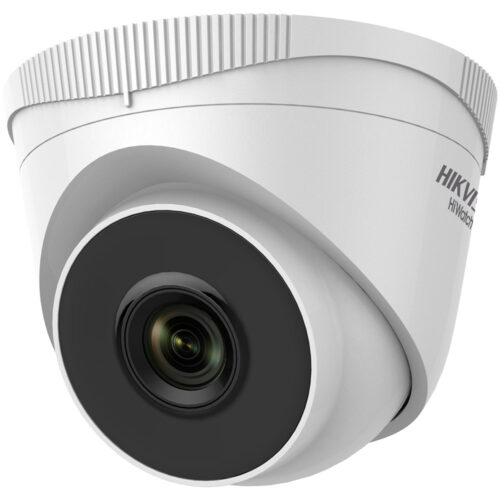 Camera supraveghere Hiwatch IP turret HWI-T240-28, 2.8mm, 4MP, 2560 × 1440, 20fps, IR: 30m, 120dB, PoE, IP67, Alb