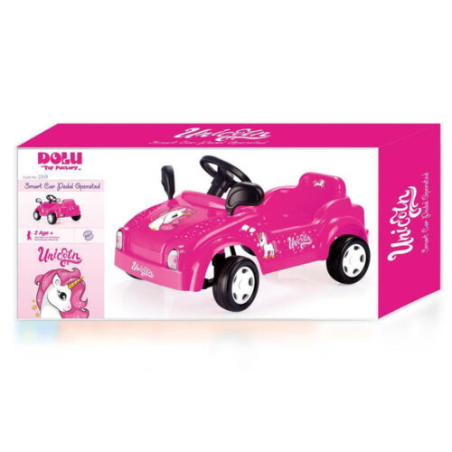 Masinuta cu pedale pentru copii Dolu Unicorn, DOLU2519