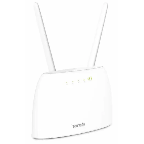 Router wireless Tenda 4G06C, LTE, Fast Ethernet, Single-band, 4G/3G, 2.4GHz, 300Mbps, LAN Port, Alb