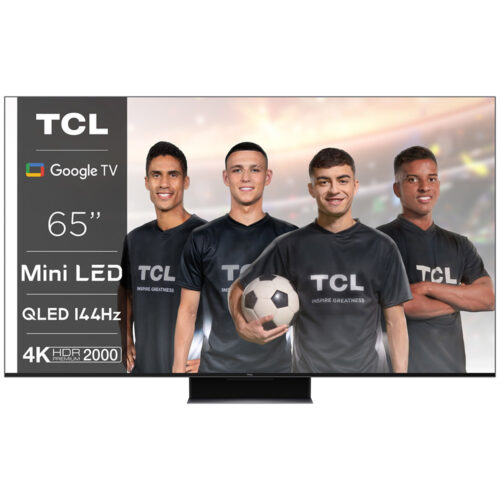 Televizor TCL QLED 65C845, 65 inch, Smart Google TV, 4K, Ultra HD, Wi-Fi, Bluetooth,144hz, USB, HDMI