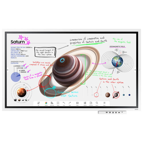 Ecran interactiv Samsung Flip Pro WM55B, 55 inch, UHD, 8ms, 2.5GB RAM, 8GB, VESA 400x400