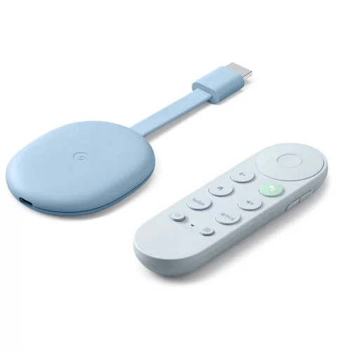 Mediaplayer Google Chromecast TV, 4K, HDMI, Bluetooth, WiFi, Albastru, GA01923