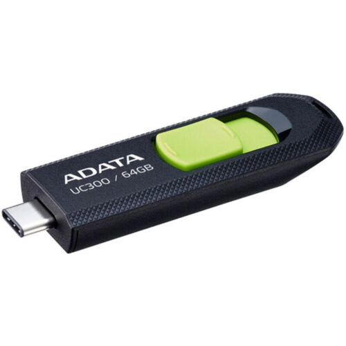 Memorie USB Flash Drive ADATA, 64GB, UC300, USB Type-C, Black, ACHO-UC300-64G-RNB