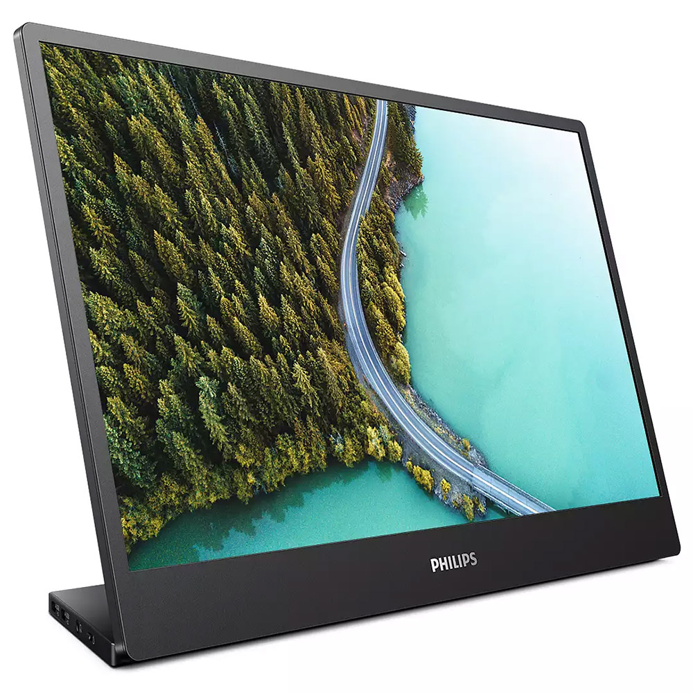 Monitor portabil Philips Business 16B1P3302D/00, 15.6 inch, IPS LED, FHD, 75Hz, 4ms, Negru