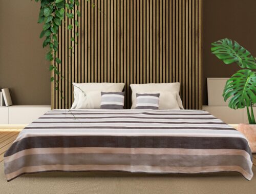 " King Size Bedspread 200x220 with 2 pillow covers 45x45 cm