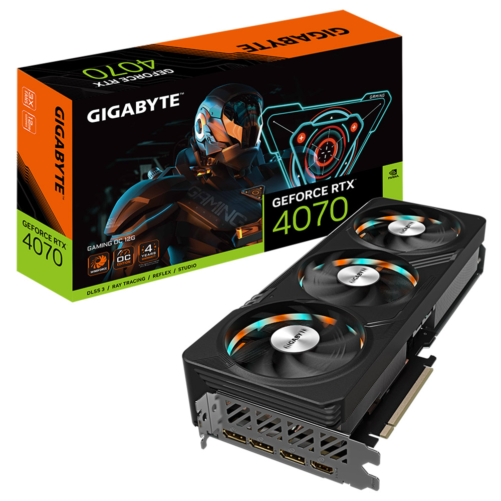 Placa video Gigabyte GeForce RTX 4070 Gaming OC 12GB, GDDR6X, 192 bit, N4070GAMING OC-12G