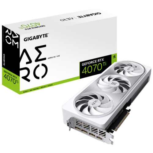 Placa video Gigabyte GeForce RTX 4070 Ti AERO OC V2, 12GB GDDR6X, 192 bit