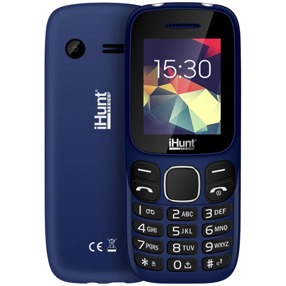 Telefon mobil iHunt i4 2021, 1.8 inch, 2G, Radio FM, Bluetooth, 800mAh, Blue - Resigilat