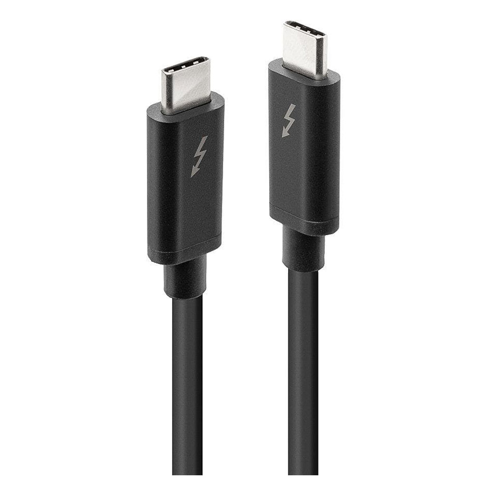 Cablu Lindy Thunderbolt 3, 2m, Passive, negru