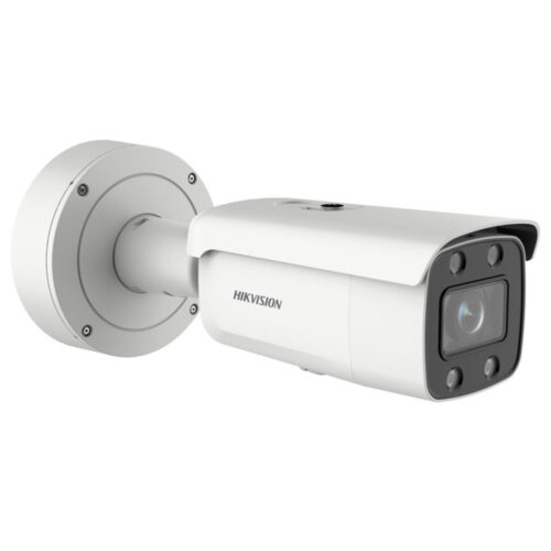 Camera supraveghere Hikvision DS-2CD2647G2-LZS, 4MP HD, Obiectiv varifocal 3.3-9mm, Fara Infrarosu, Format Bullet, Alb