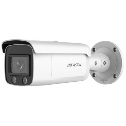 Camera supraveghere Hikvision DS-2CD2T87G2-L, 8MP, Obiectiv fix 4mm, ColorVu, IR 60m, 130dB, Format Bullet, Alb