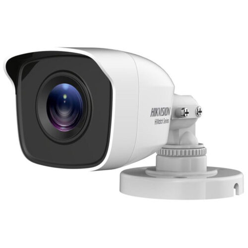 Camera supraveghere Hikvision HWT-B220-M, HiWatch Series, 2MP, HD, Obiectiv fix 2.8 mm, IR 40m, Format Bullet, Alb