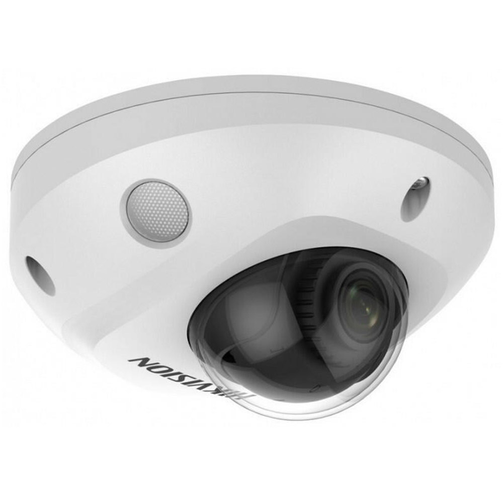 Camera supraveghere Hikvision IP mini dome DS-2CD2546G2-IWS AcuSense, 4MP, 120dB, Obiectiv fix 2.8mm, IR 30m, Alb