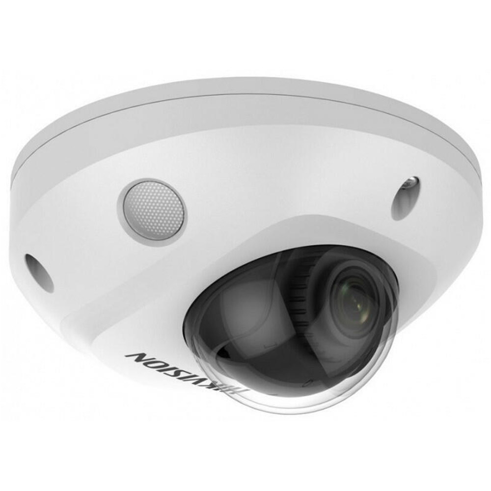 Camera supraveghere Hikvision IP mini dome DS-2CD2546G2-IWS AcuSense, 4MP, 120dB, Obiectiv fix 4mm, IR 30m, Alb