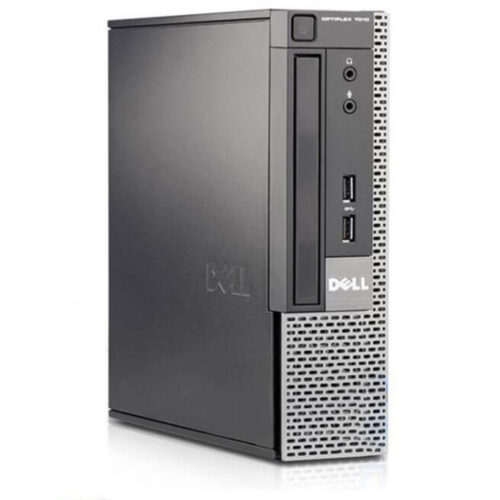Desktop PC Dell OptiPlex 7010 USFF, 4GB RAM, 320GB HDD, i3-3220, Intel HD Graphics 2500, Windows 10 Home, Negru - Refurbished