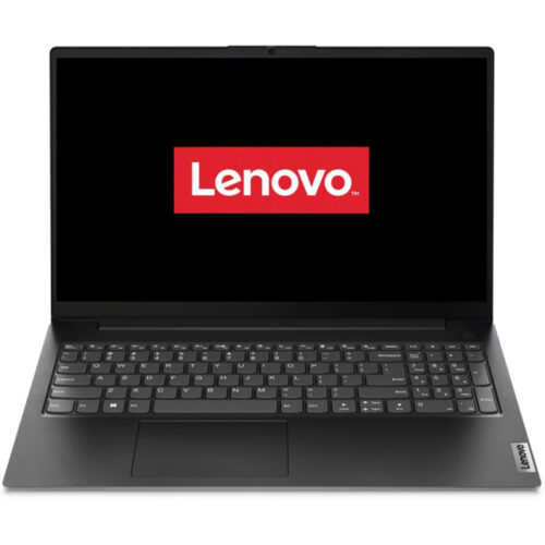 Laptop Lenovo Lenovo V15 G4 AMN, 15.6 inch, FHD, 8GB RAM, 256GB SSD, AMD Ryzen 5 7520U, AMD Radeon 610M Graphics, Windows 11 Pro, Negru