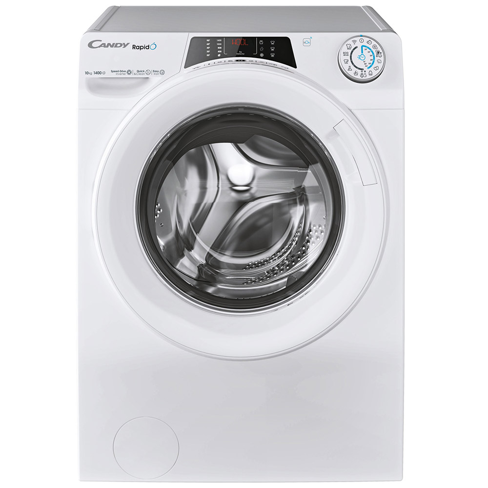 Masina de spalat rufe Candy Rapido RO 14104DWMT/1-S, 10kg, 1400 RPM, WiFi, Motor Inverter, Steam, Clasa A, Alb